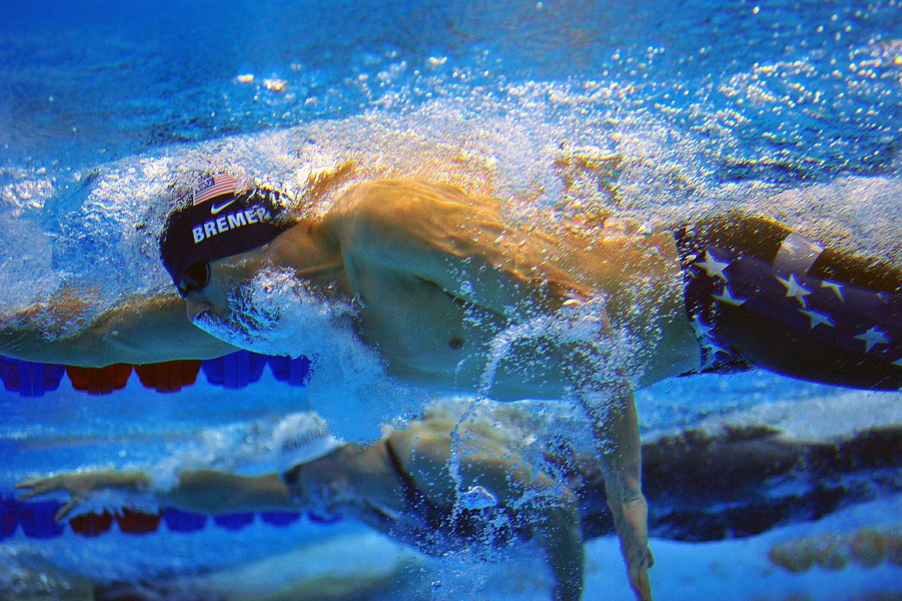 Swimmer Riley Park